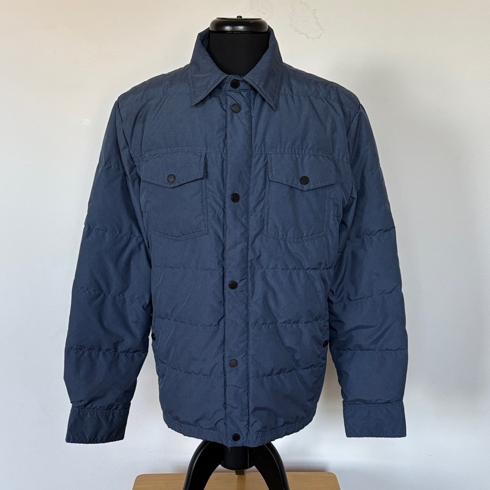 32 Degrees Heat Down Men's Blue Quilted Lightweight Jacket Size Medium